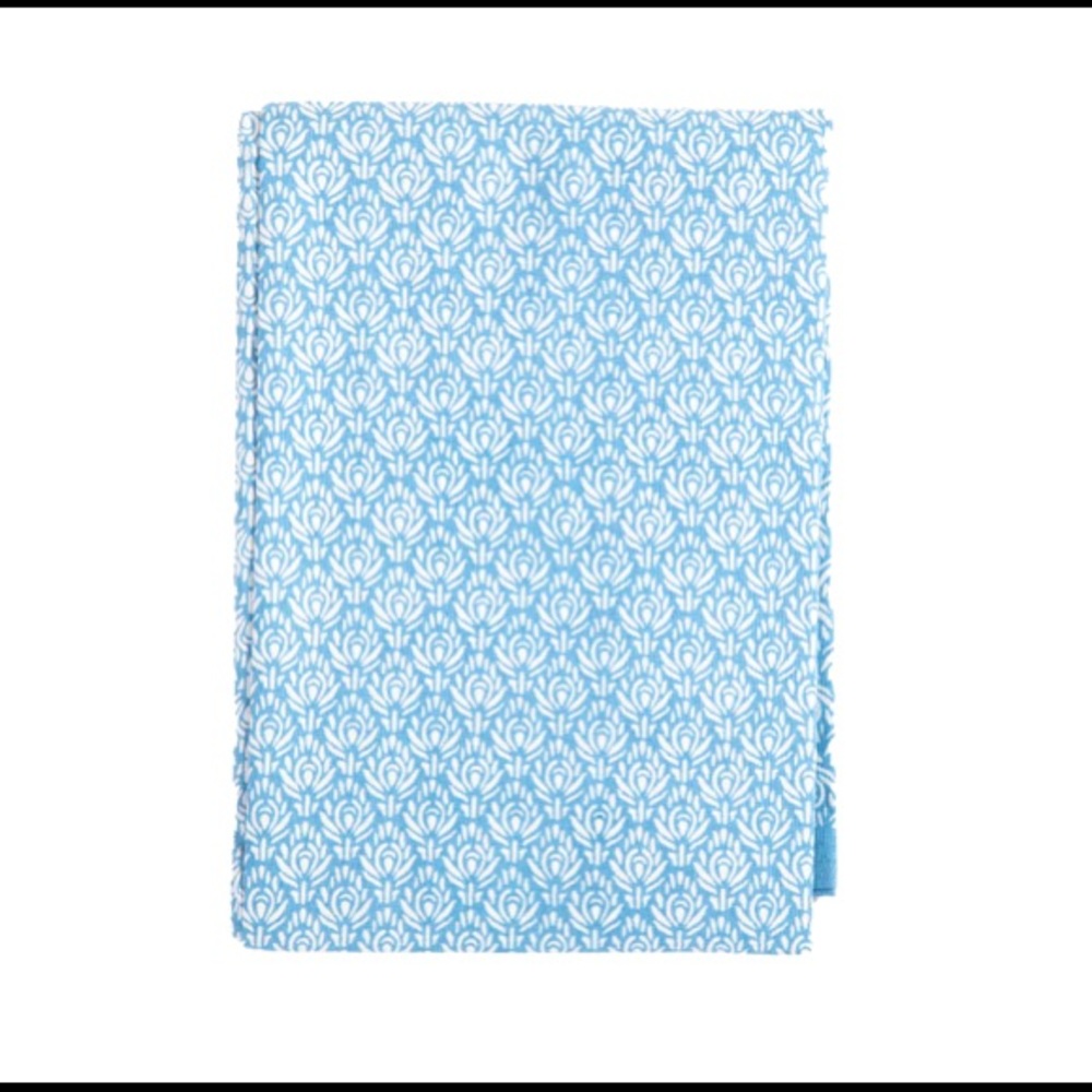 Amanda Lindroth Peacock Blue Tablecloth (S)